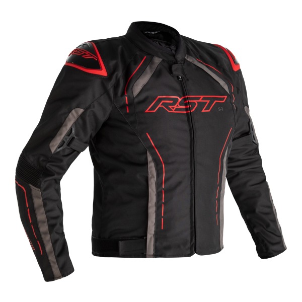 RST RST S1 CE Mens Textile Jacket Black/Red